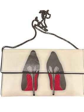 Kent Stetson Crystal Heels Clutch